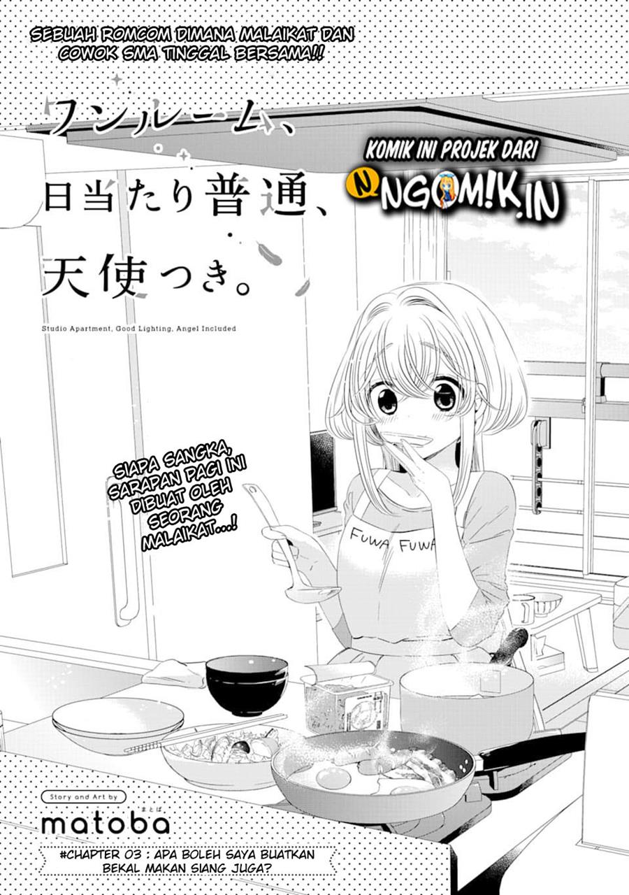 Studio Apartment, Good Lightning, Angel Included (One Room, Hi Atari Futsuu, Tenshi Tsuki) Chapter 3