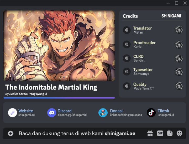 The Indomitable Martial King