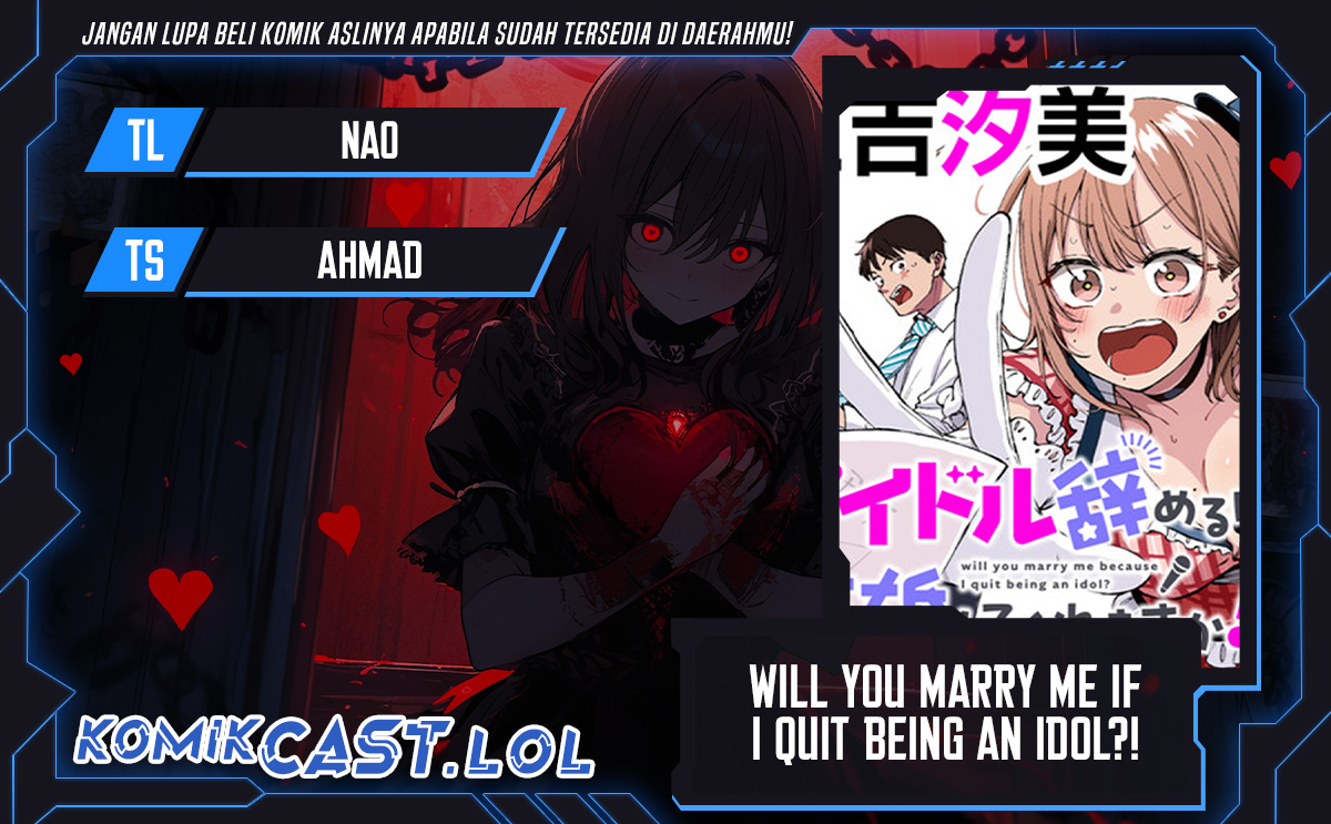 Will You Marry Me If I Quit Being an Idol?!