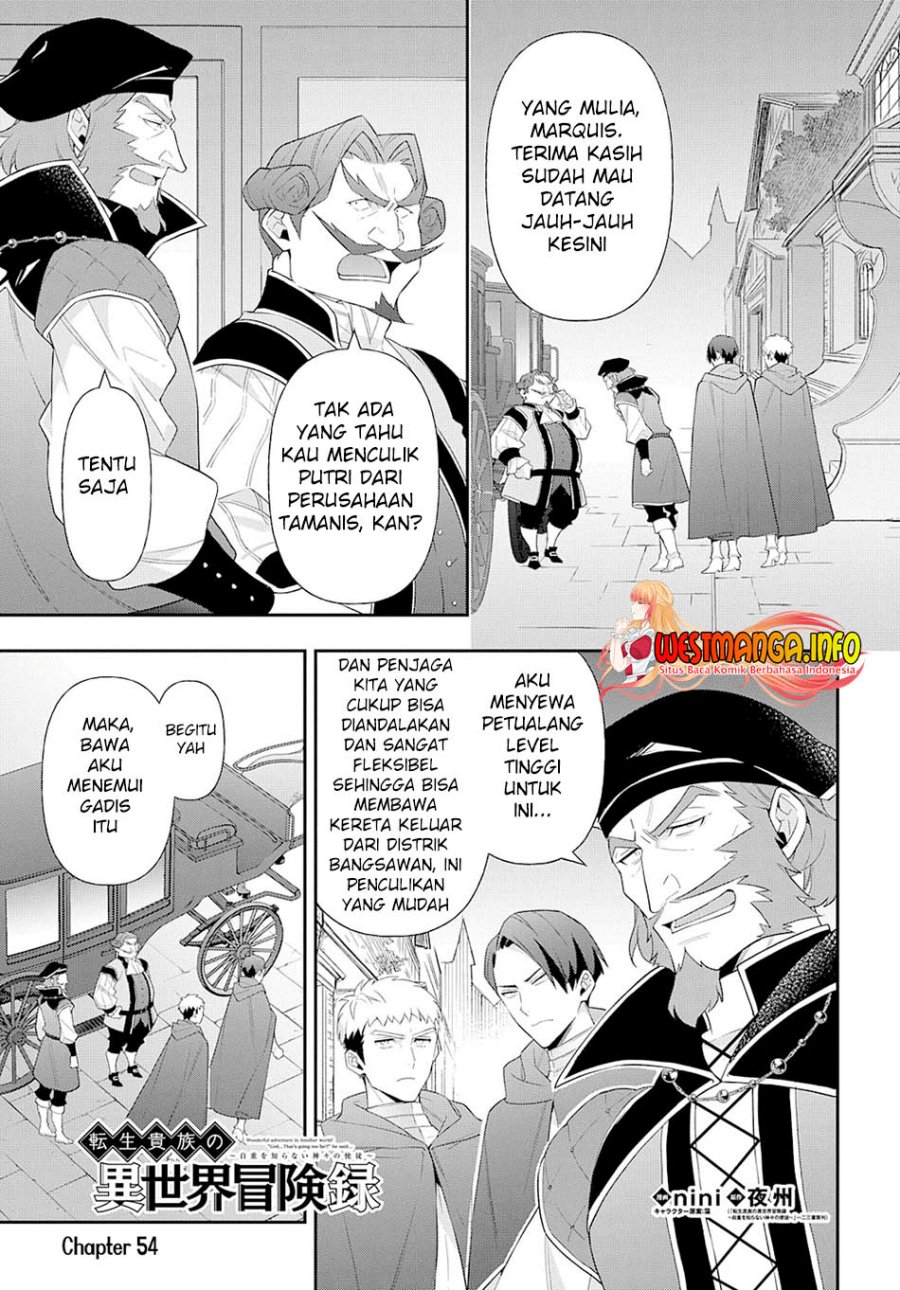 Tensei Kizoku no Isekai Boukenroku ~Jichou wo Shiranai Kamigami no Shit Chapter 54