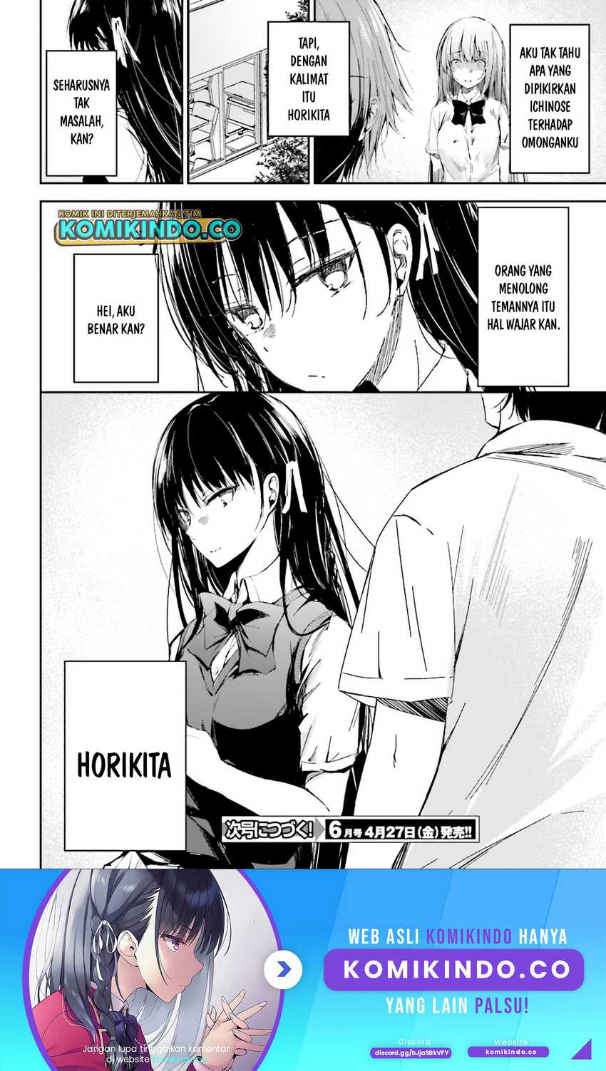 Youkoso Jitsuryoku Shijou Shugi no Kyoushitsu e Horikita Chapter 9