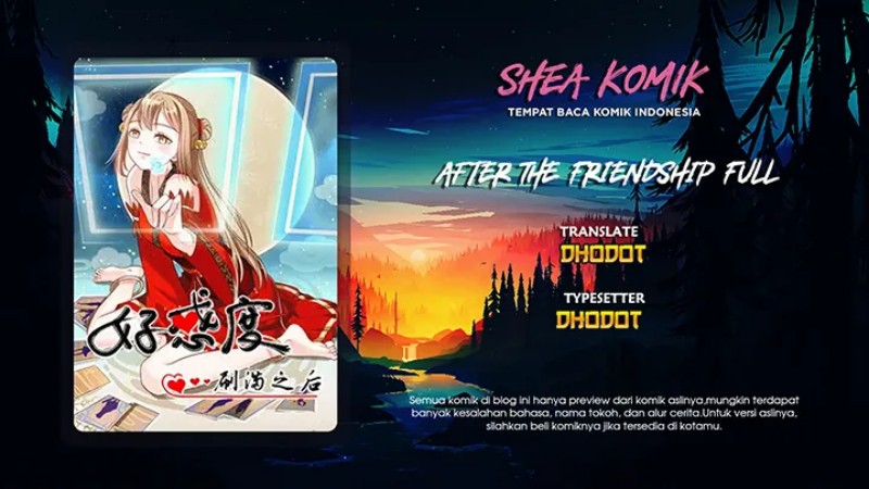 After The Friendship Full (100% Cleared Harem Route / Make The Level Up To Max) Chapter 41