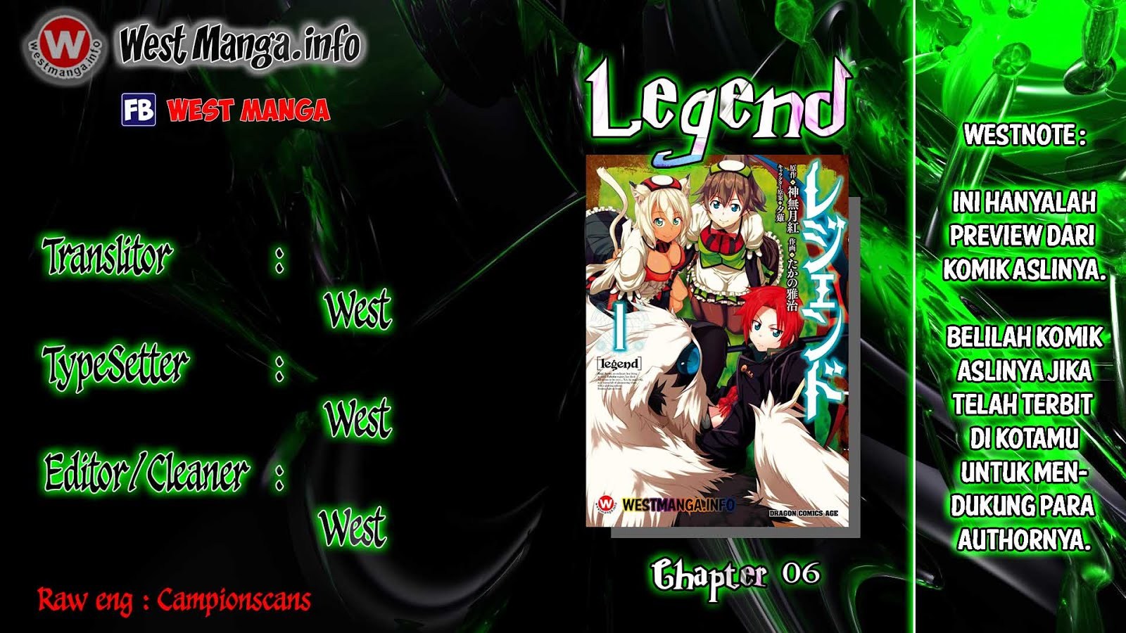 Legend (TAKANO Masaharu) Chapter 6