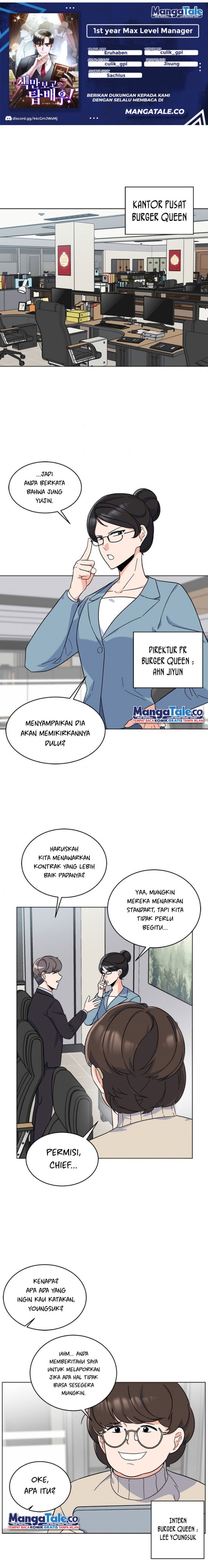 1st Year Max Level Manager