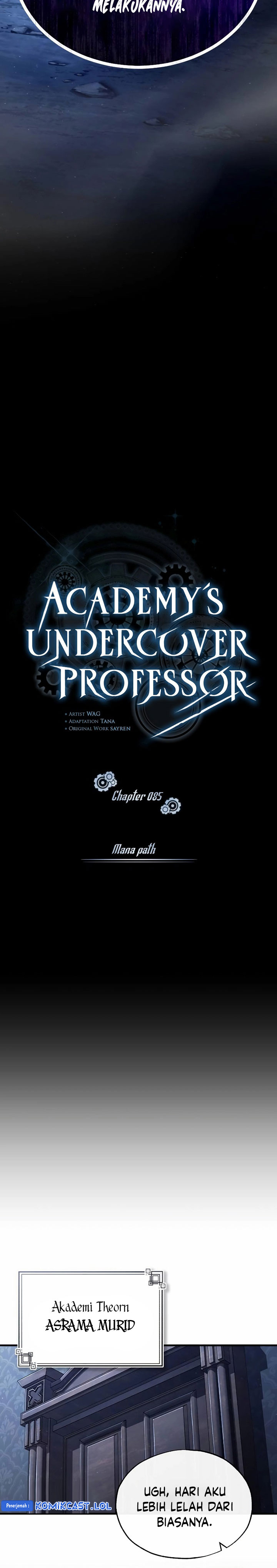 Academy’s Undercover Professor