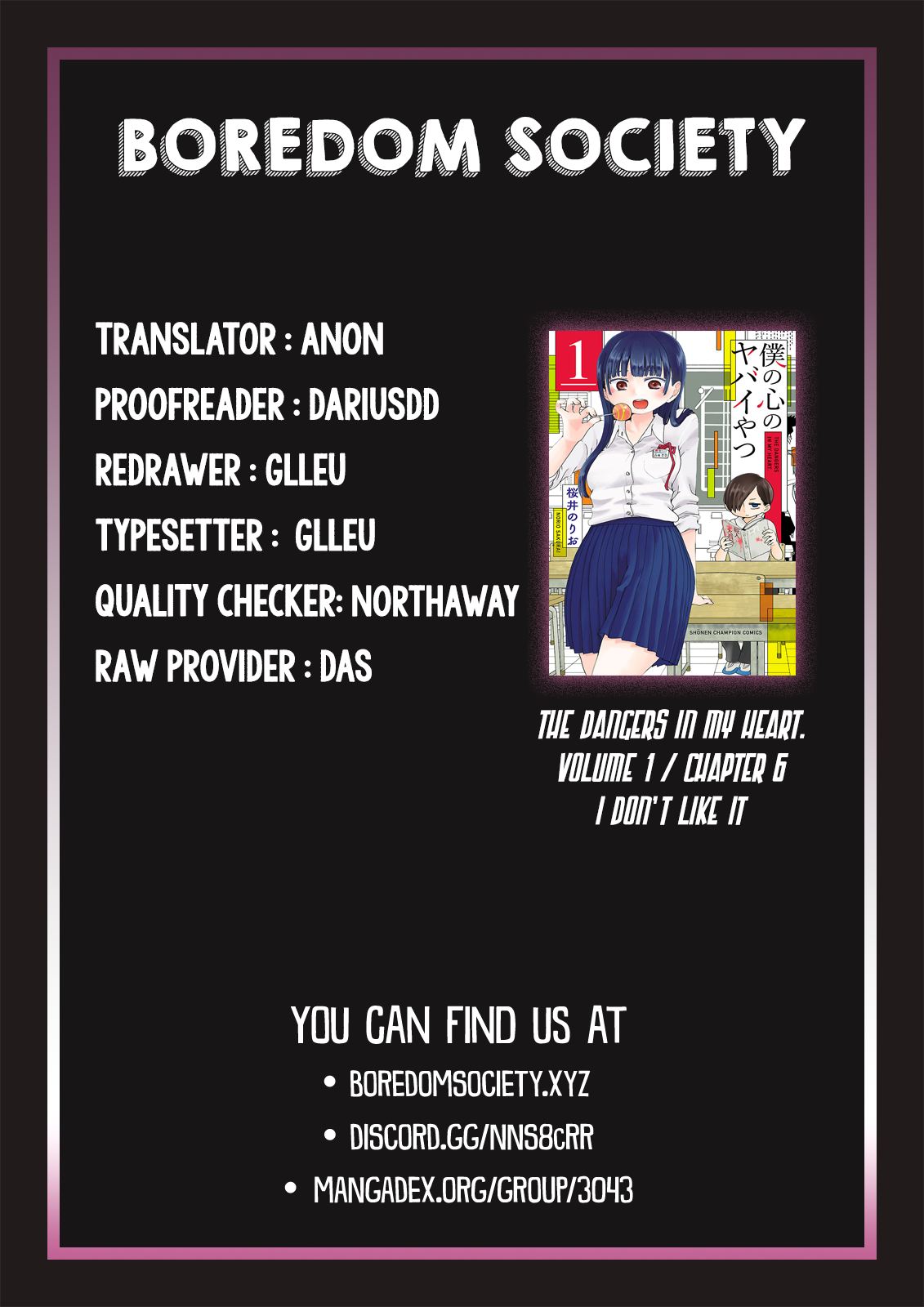 Boku no Kokoro no Yabai Yatsu