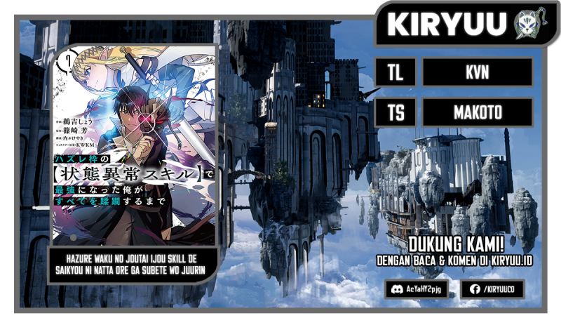 Hazure Waku no “Joutai Ijou Skill” de Saikyou ni Natta Ore ga Subete wo Juurin Suru made