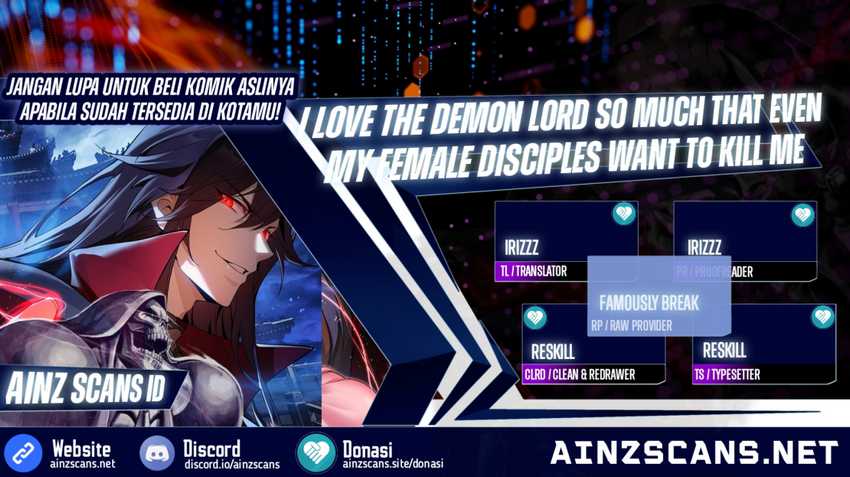 I Love the Demon Lord So Much That Even My Female Disciples Want to Kill Me