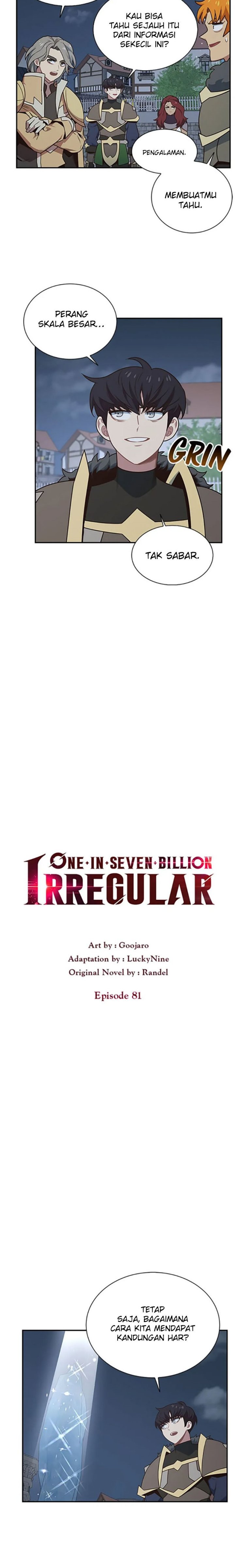 Irregular Of 1 In 7 Billion (One in Seven Billion Irregular)
