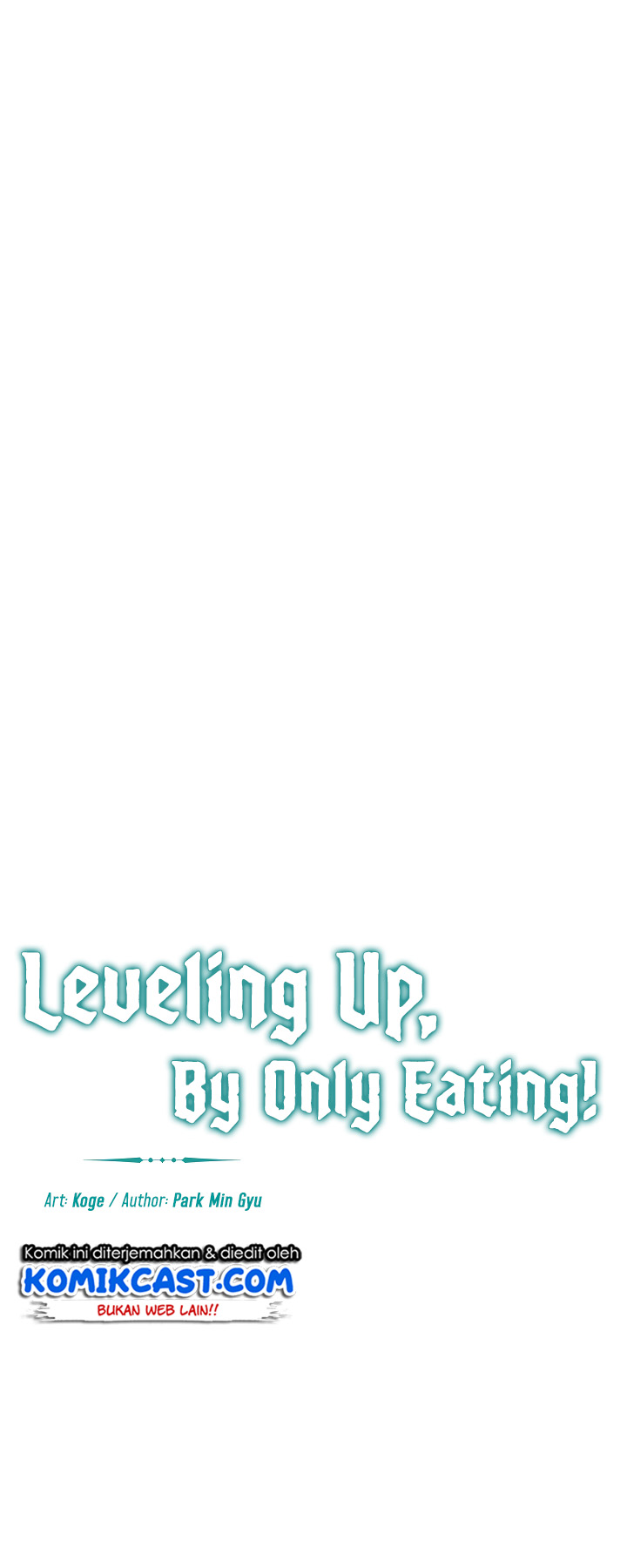 Leveling Up, By Only Eating!