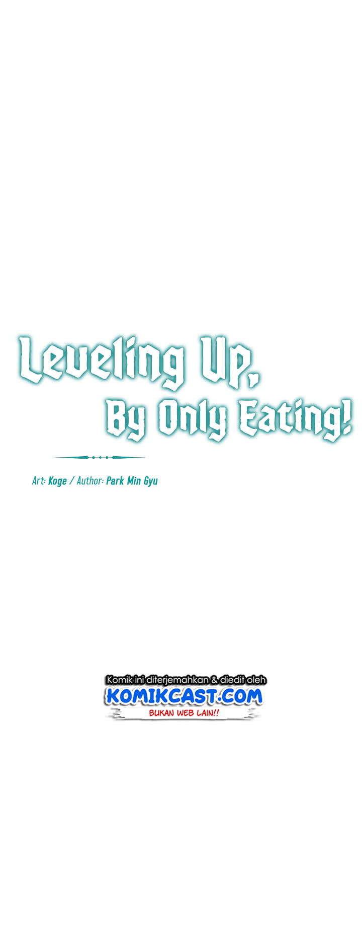 Leveling Up, By Only Eating!