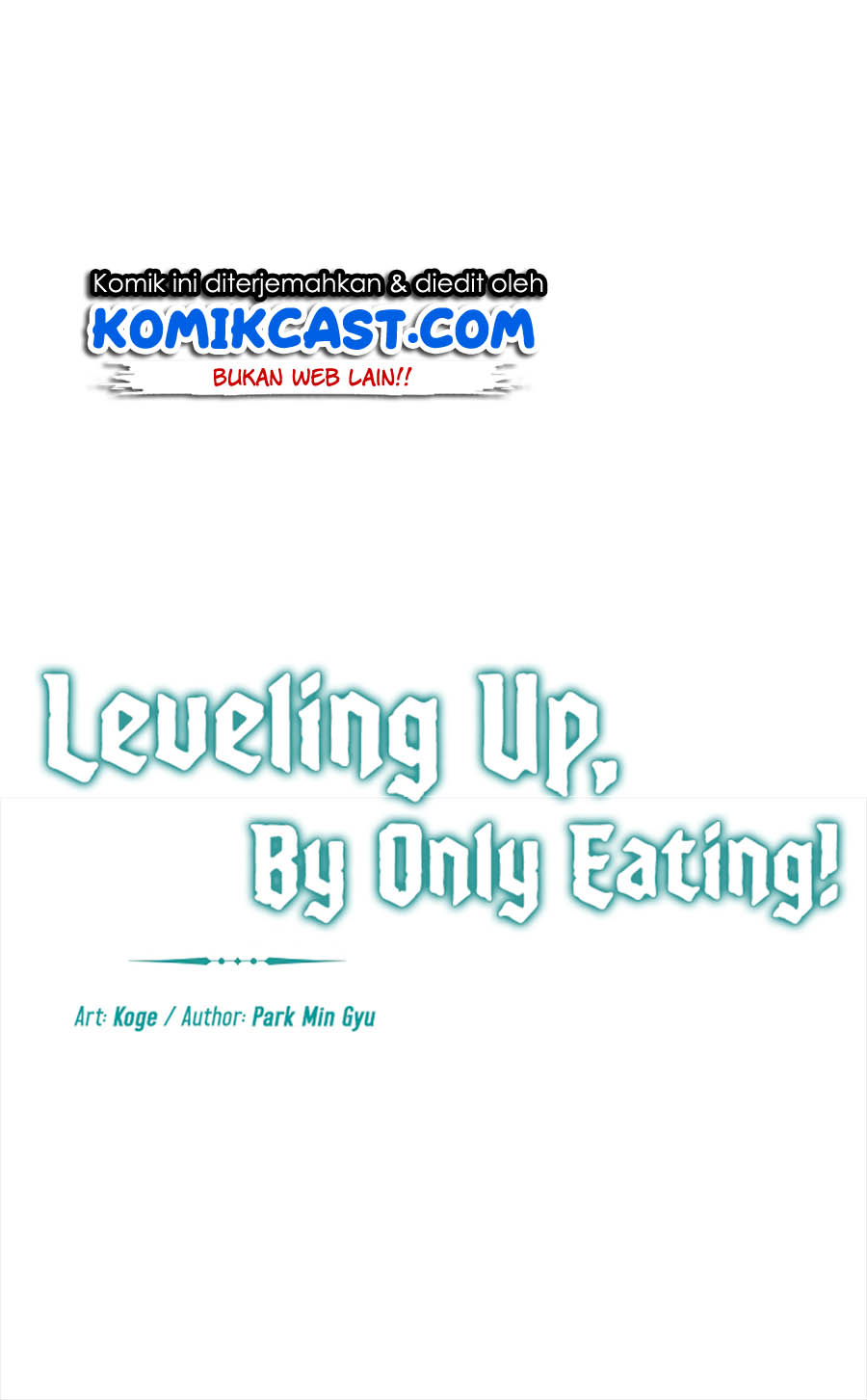 Leveling Up, By Only Eating!