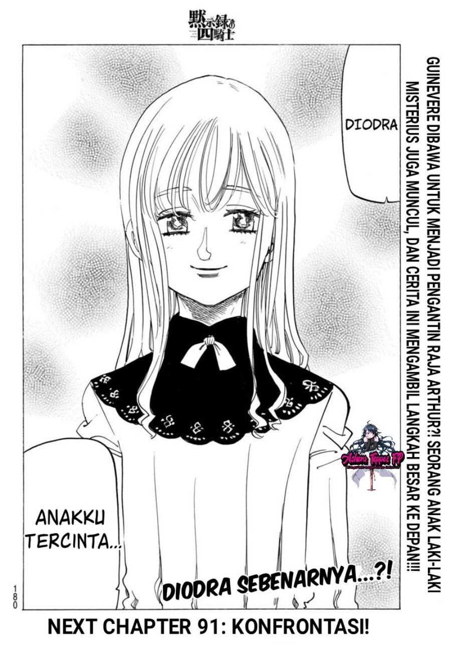 Mokushiroku no Yonkishi Chapter 90