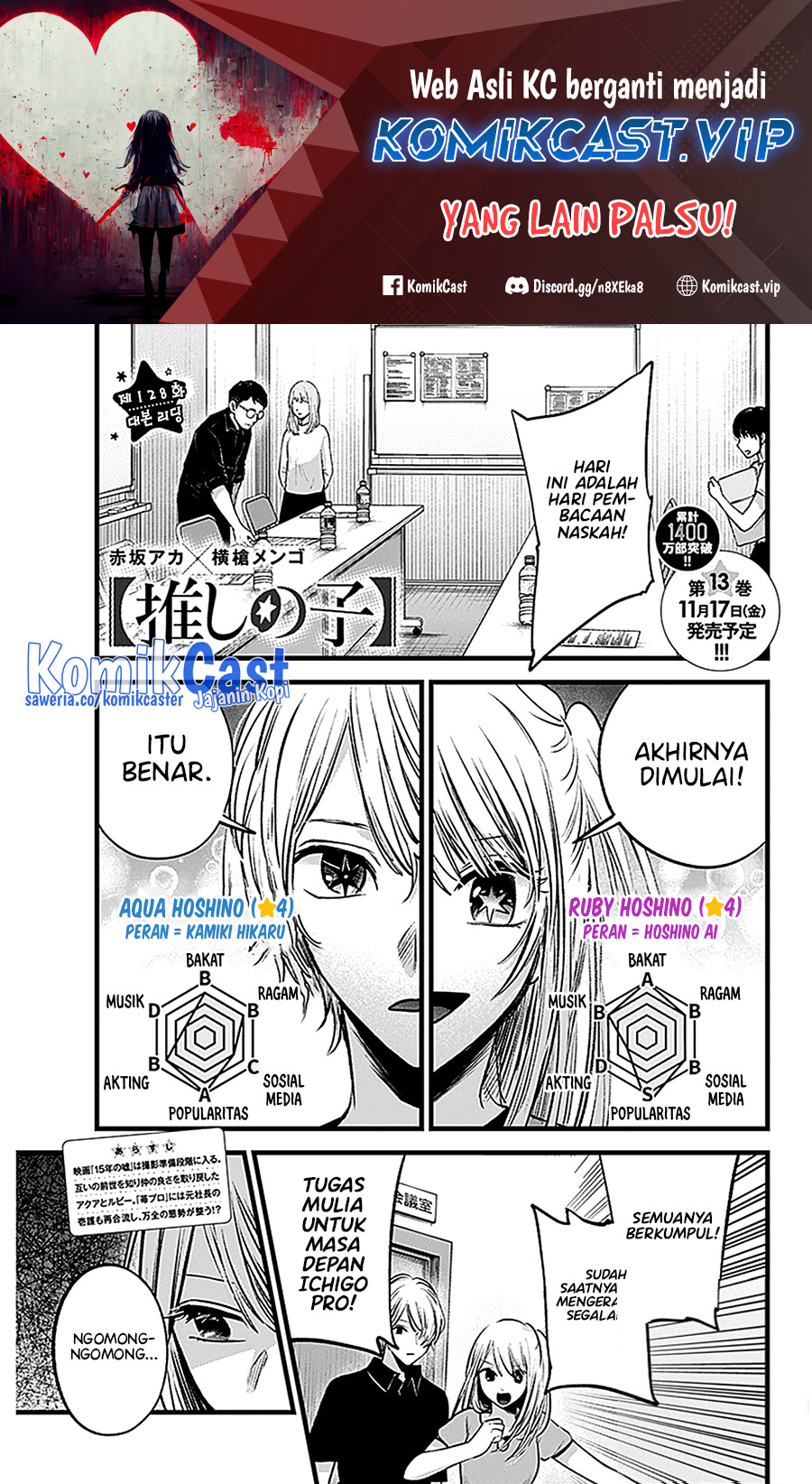 Oshi no Ko Chapter 128