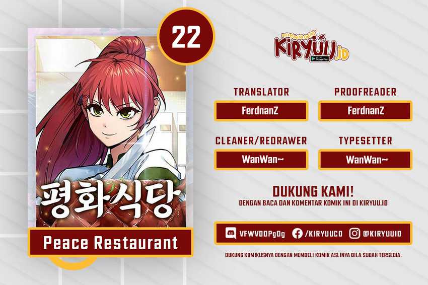 Peace Restaurant Chapter 22