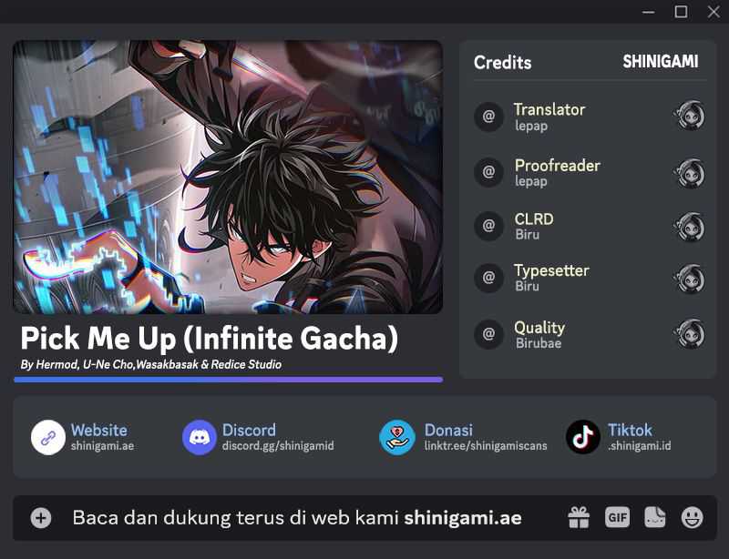 Pick Me Up, Infinite Gacha Chapter 77