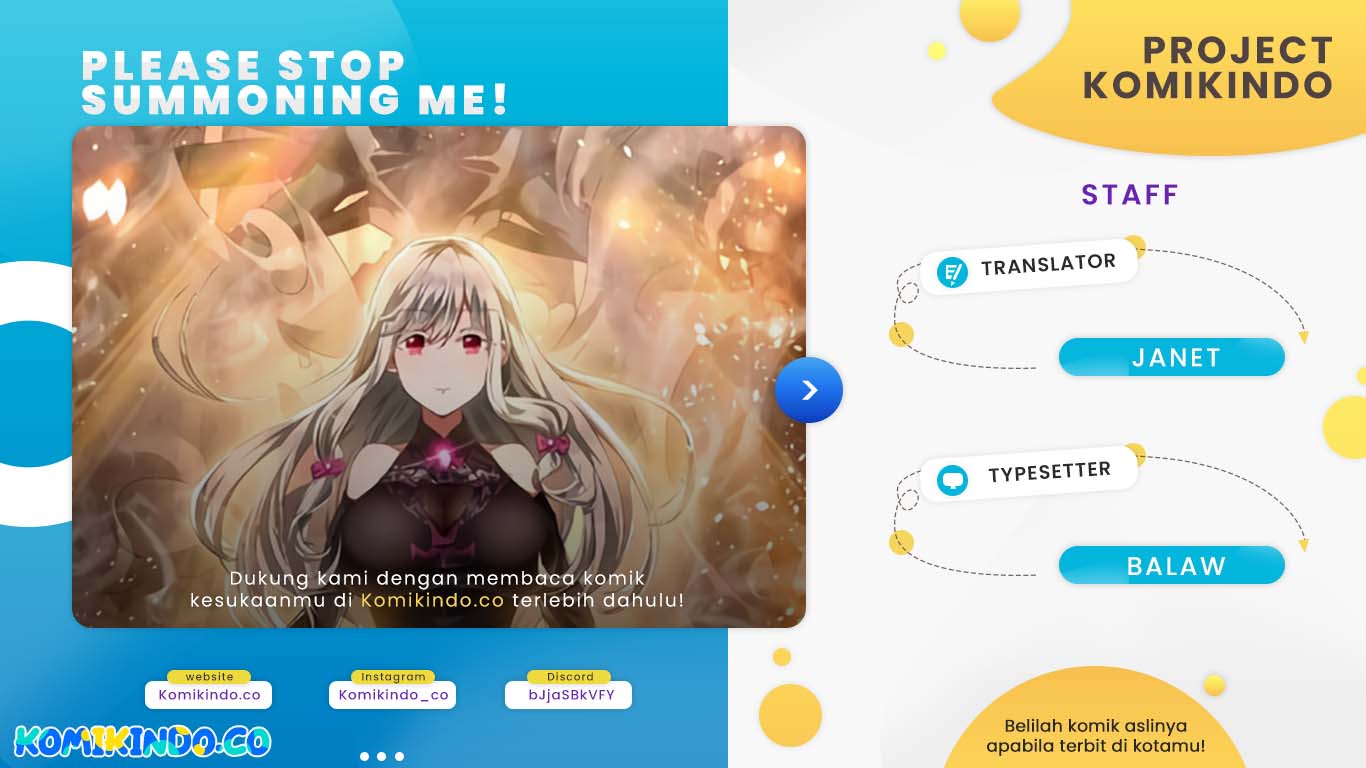 Please Stop Summoning Me!