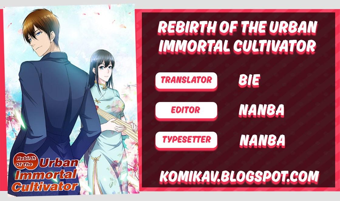 Rebirth Of The Urban Immortal Cultivator