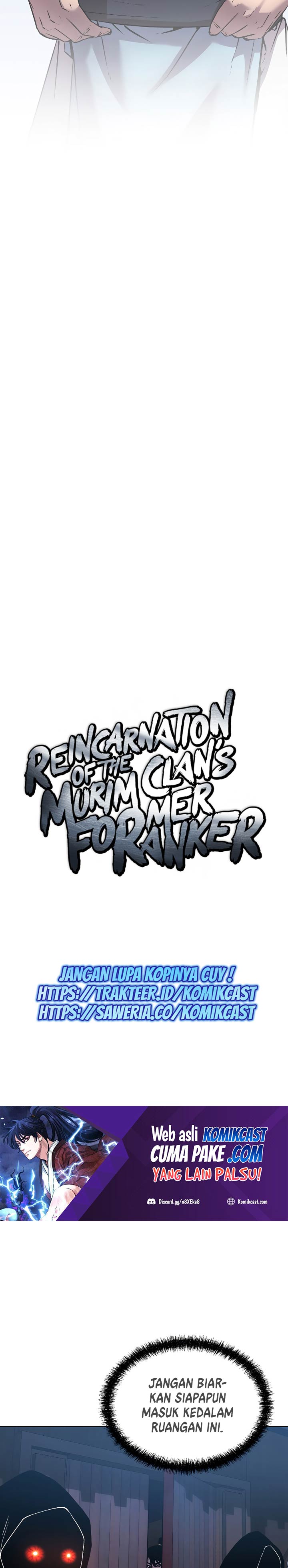 Reincarnation of the Murim Clan’s Former Ranker