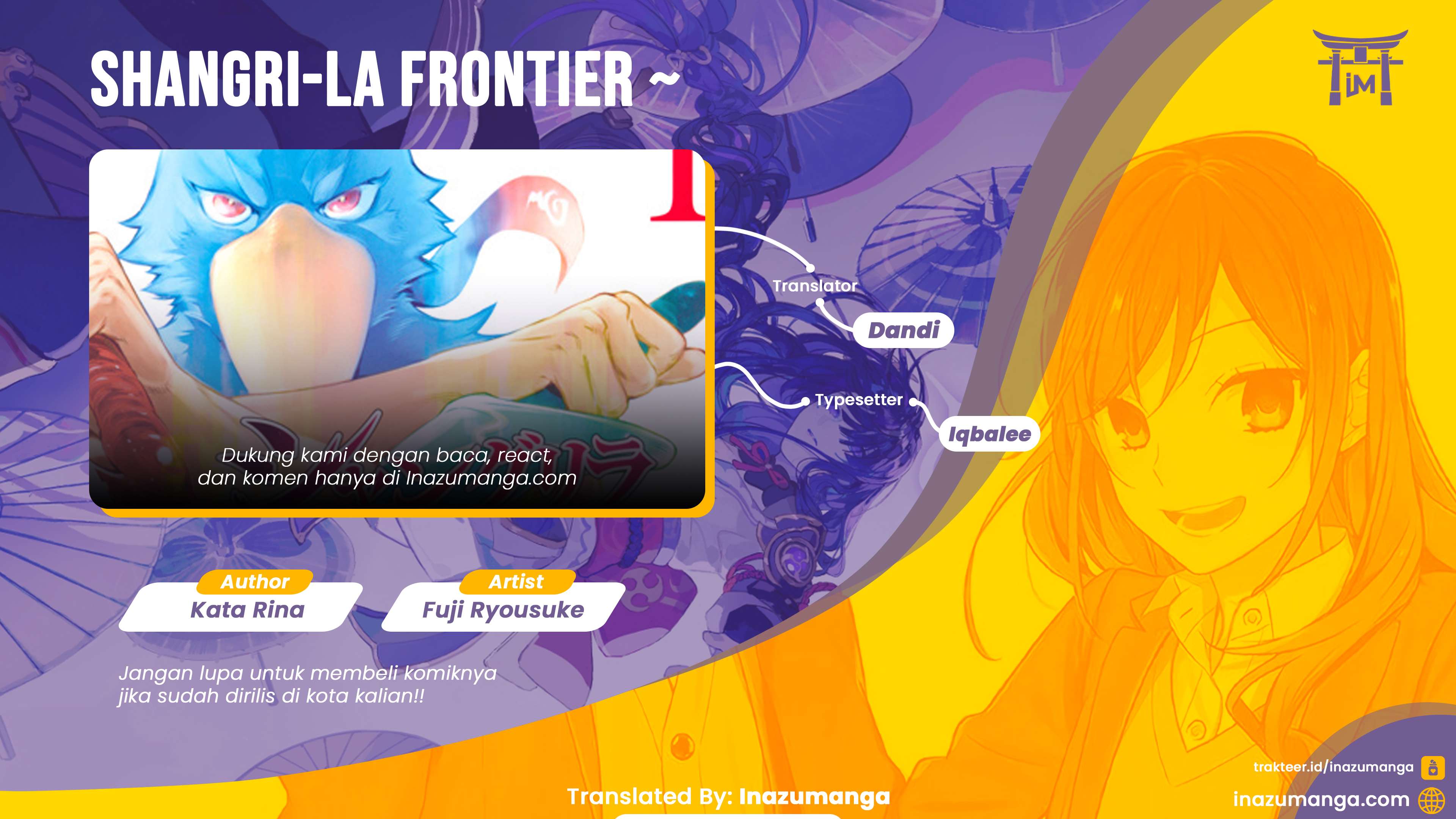 Shangri-La Frontier ~ Kusoge Hunter, Kamige ni Idoman to su~