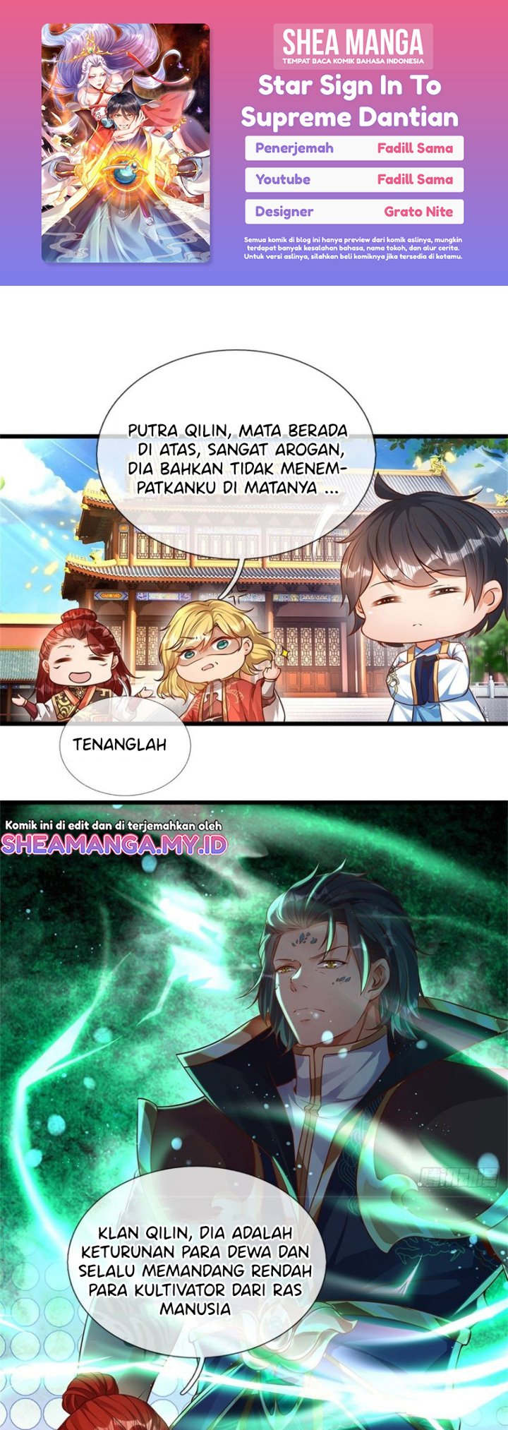 Star Sign In To Supreme Dantian