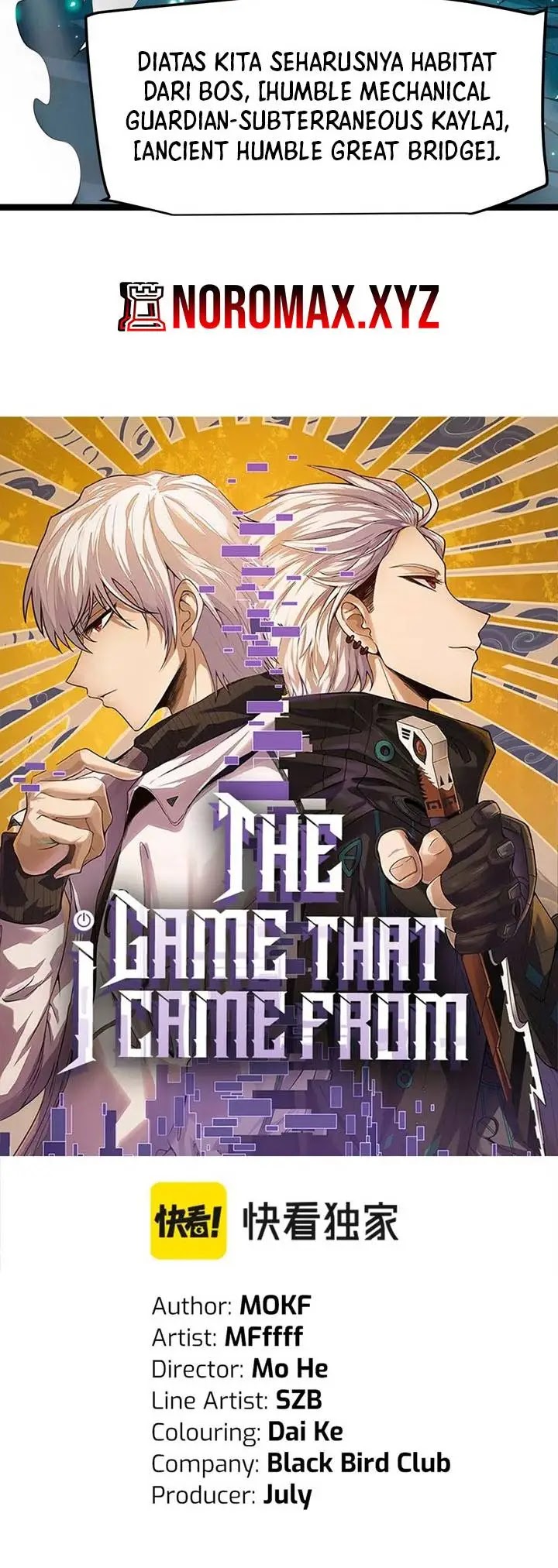 The Game That I Came From