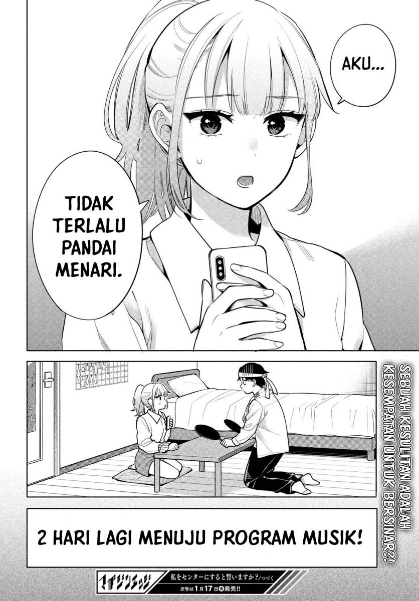 Watashi wo Center ni suru to Chikaimasu ka?