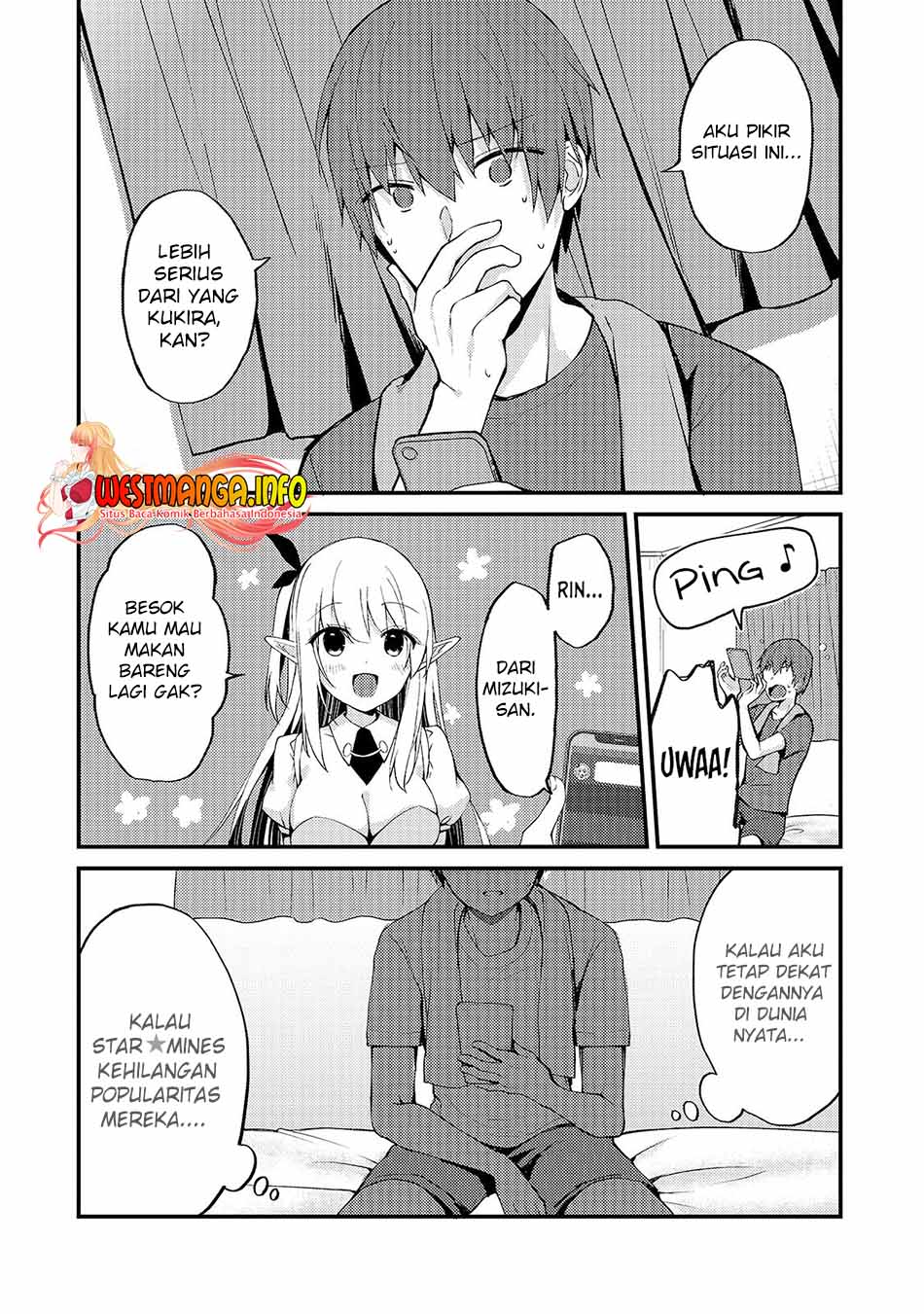 Netoge no Yome ga Ninki Idol datta ken ~Cool-kei no kanojo wa genjitsu demo yome no tsumori de iru~ Chapter 4