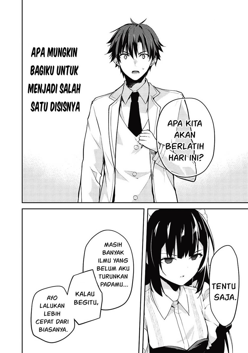 Saijo no Osewa ~Takane no Hana Darakena Meimon Kou de, Gakuin Ichi no Ojou-sama (Seikatsu Noryoku Kaimu) o Kagenagara Osewa suru Koto ni Narimashita~ Chapter 12