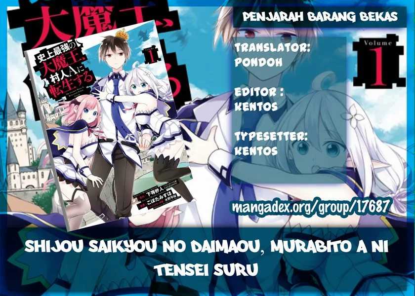 Shijou Saikyou no Daimaou Murabito A ni Tensei suru Chapter 2