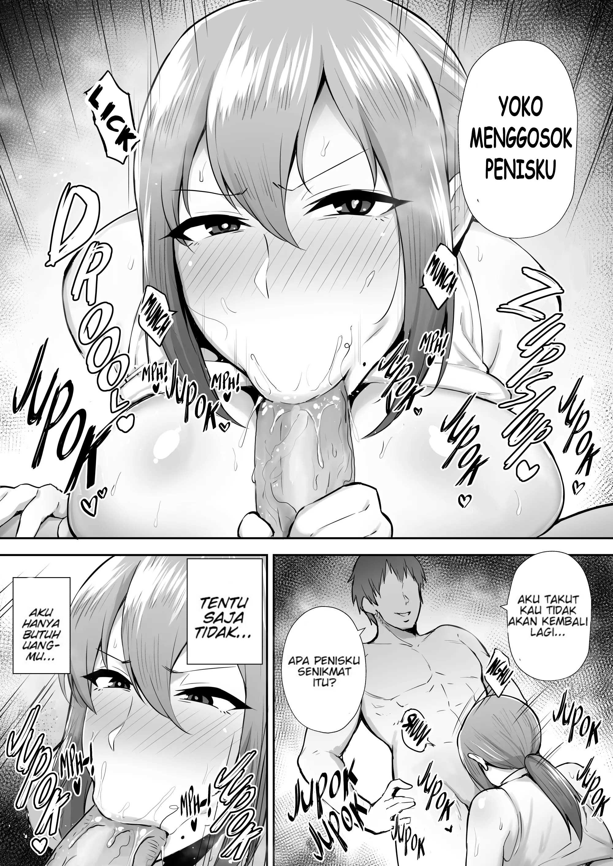 Netorareta Bakunyuu Genki Zuma Youko -Kaji Daikou saki de Toshishita Celeb no Onaho Zuma ni Saremashita- Chapter 1