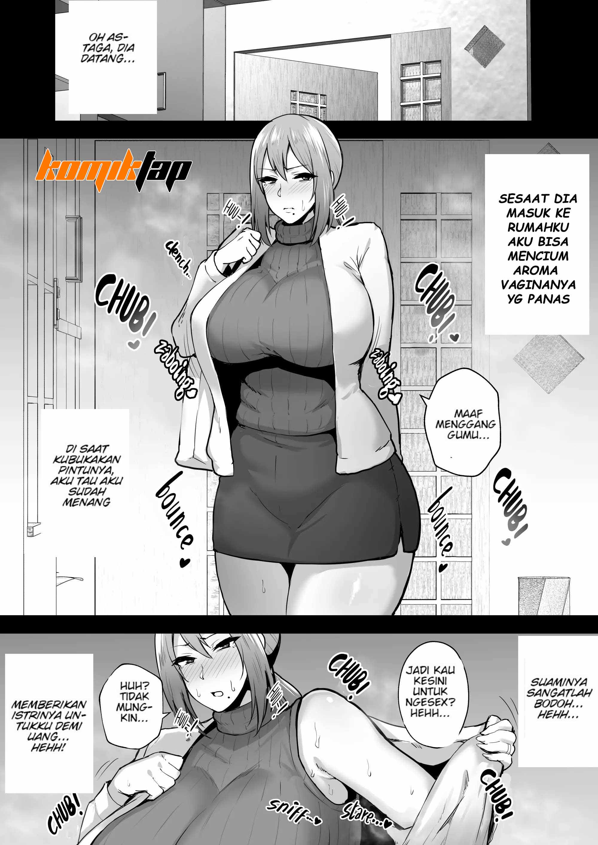 Netorareta Bakunyuu Genki Zuma Youko -Kaji Daikou saki de Toshishita Celeb no Onaho Zuma ni Saremashita- Chapter 1