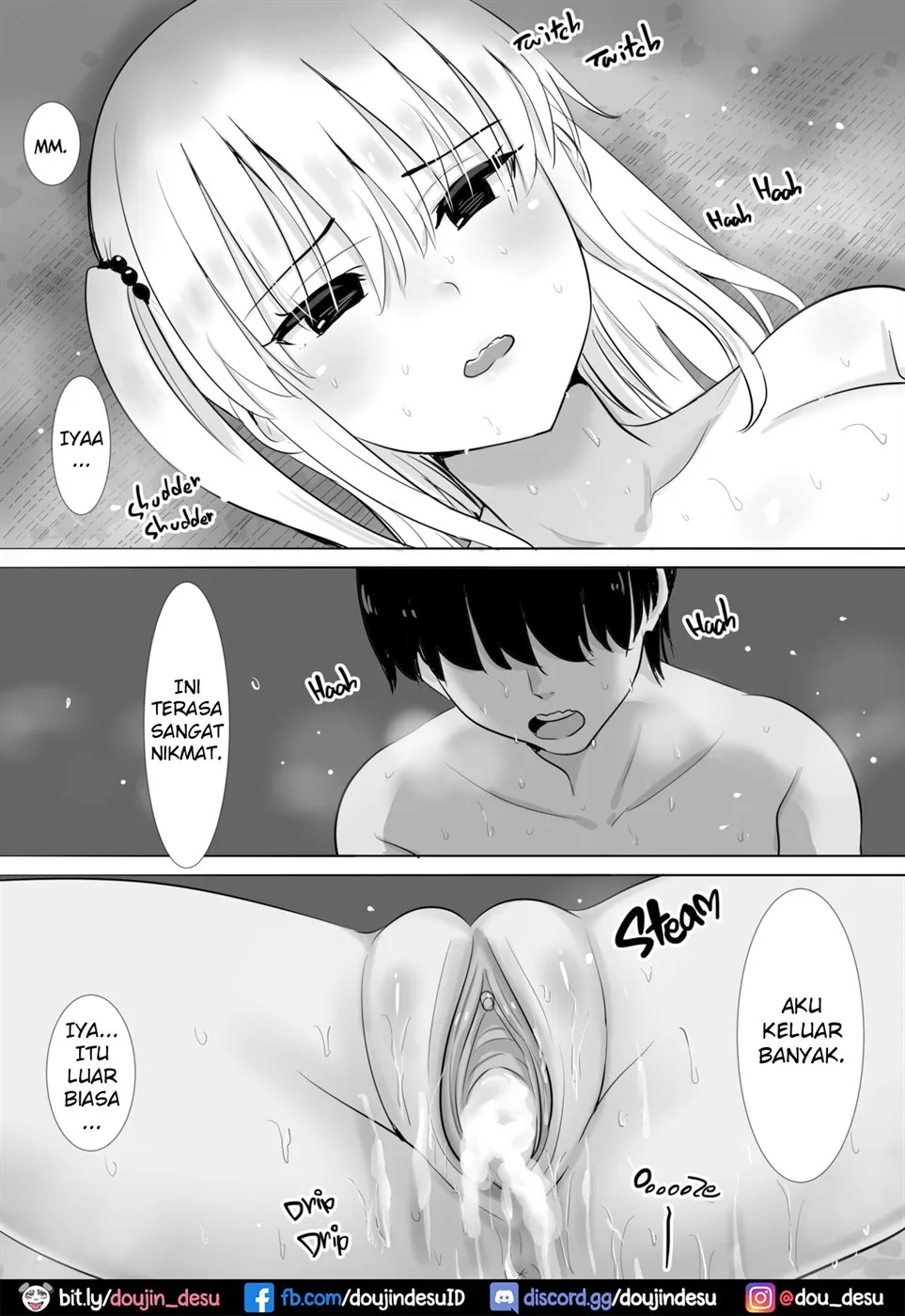 Mukuchi na Jitome Gal to Futarikiri no Bushitsu de Bunkabu Nanoni Asedaku Nakadashi Sex na Houkago Chapter 1